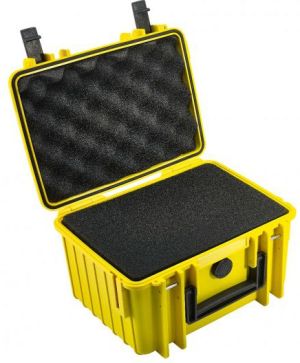 Walizka foto B&W International Type 2000, z gąbką, żółta (2000/Y/SI) 4