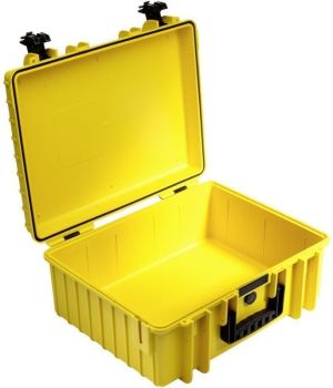 Walizka foto B&W International Type 6000, z przegródkami, żółty (6000/Y/RPD) 2