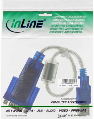Adapter USB InLine USB - RS-232 Niebieski  (33304D) 2