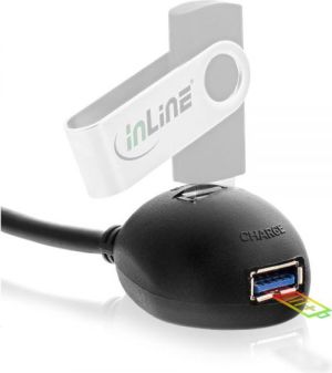 HUB USB InLine 2x USB-A 3.0 (35652) 3