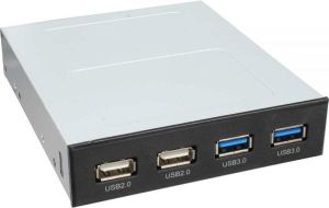 InLine Panel przedni 3.5 cala, 2x USB 3.0 2x USB 2.0 (33394K) 1