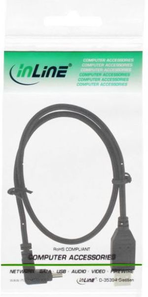 Kabel USB InLine USB-A - miniUSB 0.5 m Czarny (34105) 2