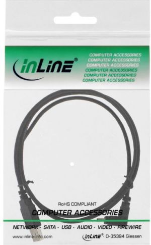 Kabel USB InLine USB-A - miniUSB 0.5 m Czarny (34205) 2