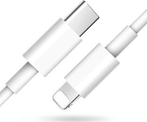 Kabel USB Pan i Pani Gadżet USB-C - Lightning 1 m Biały (RF-230) 1