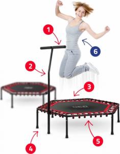 Trampolina Neo-Sport 11044 FT127 cm 7