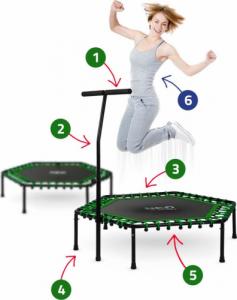 Trampolina Neo-Sport 11034 FT127 cm 7
