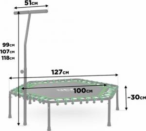 Trampolina Neo-Sport 11034 FT127 cm 8