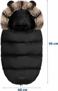 Ricokids Śpiworek do wózka, sanek Elmi Ricokids - czarny 11