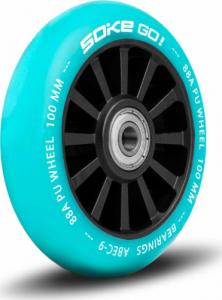 Soke Kółka do hulajnogi 100 mm turkusowe 2 szt. 4