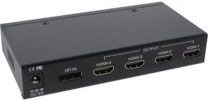 InLine Splitter DisplayPort - 4x HDMI Czarny (57831I) 3