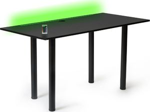 Biurko Marco Game One Full LED Czarne 140 cmx70 cm 1