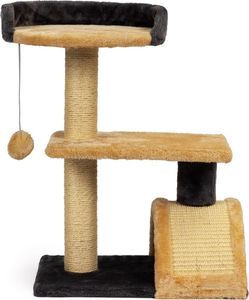 ModernHome Drapak dla kota piętrowe legowisko drzewko wisząca zabawka 1