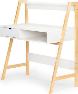 Biurko ModernHome Białe 95 cm x 50 cm 3