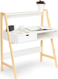 Biurko ModernHome Białe 95 cm x 50 cm 6