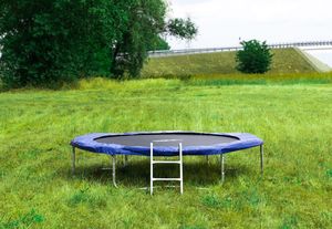 Trampolina ogrodowa ModernHome Trampolina ogrodowa z siatką zewnętrzną 10FT 305cm 4