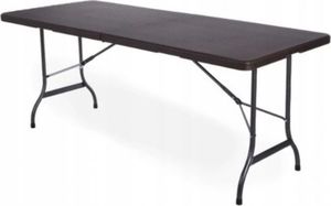 ModernHome Stół cateringowy bankietowy ogrodowy 180cm ratan 1