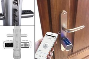 Woox Woox Zestaw Smart Zamek R7056 wraz z Bramką ZigBee R7070 Gateway 8