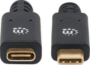 Kabel USB Manhattan USB-C - USB-C 1 m Czarny (355681) 3