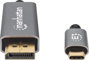 Kabel USB Manhattan USB-C - DisplayPort 2 m Czarny (354844) 3