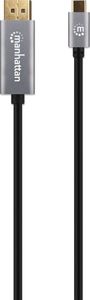 Kabel USB Manhattan USB-C - DisplayPort 2 m Czarny (354844) 4