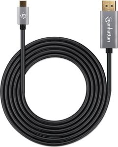 Kabel USB Manhattan USB-C - DisplayPort 2 m Czarny (354844) 5