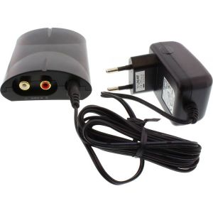 Adapter AV InLine Toslink - RCA (Cinch) czarny (89909F) 3