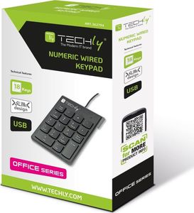 Klawiatura Techly SLIM (IDATA KP-BLKTY) 6