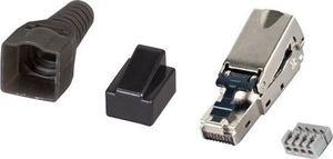 Techly Techly Samozaciskowy Wtyk Modularny RJ45 Cat.6A STP Beznarzędziowy 2