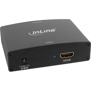 Adapter AV InLine InLine Adapter HDMI - VGA + Audio Wejście HDMI Wyjście VGA + Stereo Audio Cinch - 65005 2