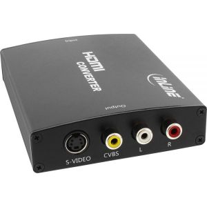 Adapter AV InLine HDMI - S-Video - RCA (Chinch) czarny (65006) 1