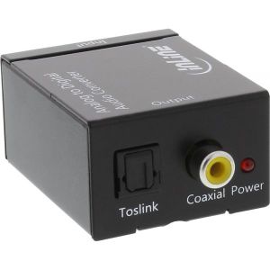 Adapter AV InLine Toslink - RCA (Cinch) czarny (65001) 2