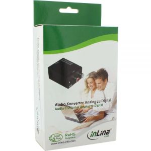 Adapter AV InLine Toslink - RCA (Cinch) czarny (65001) 4