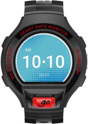 Smartwatch Alcatel Czarno-czerwony  (SM03 SCHWARZ ROT) 3