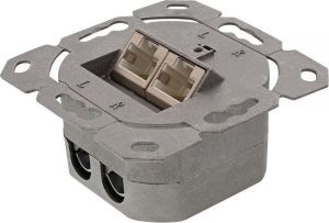 InLine Gniazdo Cat.6 ścienne, 2x RJ45, biały (75602K) 3