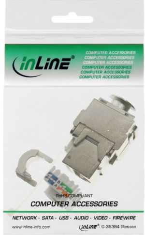 InLine Moduł Keystone Jack Snap-In Cat.6a (76201A) 2