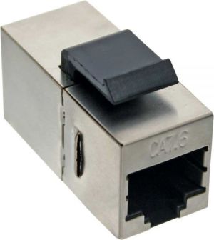 InLine Moduł RJ45 żeński - żeński przystawka CAT.6 STP (74206B) 2