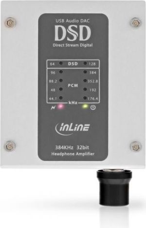 Wzmacniacz słuchawkowy InLine Tranzystorowy AmpUSB 99202I 3