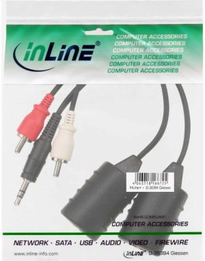 System przekazu sygnału AV InLine audio przez sieć LAN Ethernet - RJ45, komplet (89003) 4