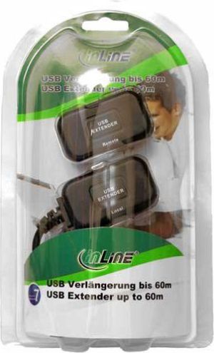 Adapter USB InLine USB - RJ45 Czarny  (33600A) 2