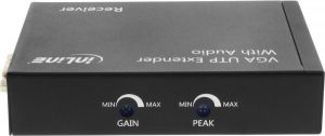 System przekazu sygnału AV InLine VGA + Audio, po sieci LAN Ethernet RJ45 przez kabel UTP / STP, do 300m, zestaw (65012) 3