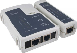 InLine Tester kabli RJ45 i łączników z 9 diodami kontrolnymi (79998A) 2