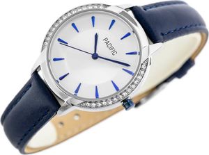 Zegarek Pacific ZEGAREK DAMSKI PACIFIC X6167 - pasek - granat (zy661b) 2