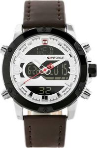 Zegarek Naviforce ZEGAREK MĘSKI NAVIFORCE - NF9097 (zn043a) - brown/silver 1