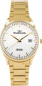 Zegarek Rubicon ZEGAREK MĘSKI RUBICON RNDD60 (zr078c) - stalowy 1