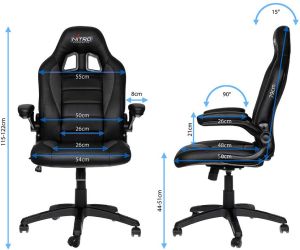 Fotel Nitro Concepts C80 Motion Gaming Czarny (NC-C80M-B) 4