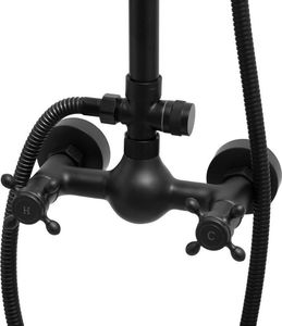 Bateria prysznicowa YokaHome Retro czarny mat (BP.DIXI BLK) 8