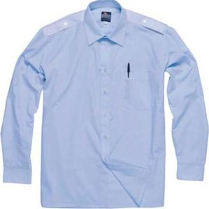 Portwest W7051 Niebieska Koszula Mundurowa Z Pagonami - L 1