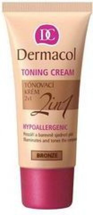 Dermacol Toning Cream 2in1 Krem koloryzujący Brown 30ml 1