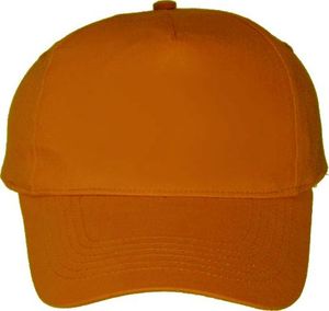 ArtMaster Czapka Bejsbolówka Z Daszkiem I Regulacją - Orange 1