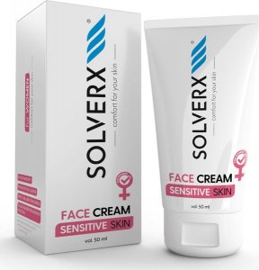 Solverx SOLVERX Sensitive Skin Krem do twarzy do cery wrażliwej 50ml 1